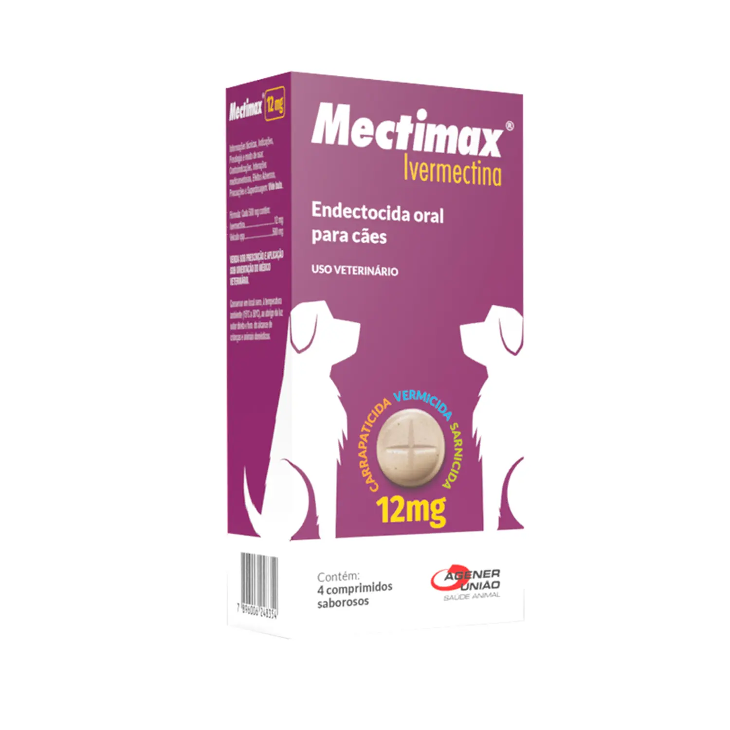 Antiparasitário Mectimax para Cães 12 mg